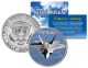 F-22 RAPTOR - Airplane Series - JFK Kennedy Half Dollar U.S. Colorized Coin