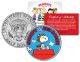 Peanuts " SNOOPY vs. RED BARON " JFK Kennedy Half Dollar U.S. Coin - Officially Licensed