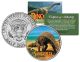 SAUROPELTA Collectible Dinosaur JFK Kennedy Half Dollar U.S. Colorized Coin 