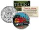 SUPER CHIEF TRAIN - Famous Trains - JFK Kennedy Half Dollar U.S. Colorized Coin