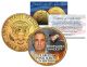 BERNARD MADOFF 24K Gold Plated JFK Kennedy Half Dollar US Coin " LARGEST PONZI SCHEME "