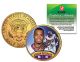 ADRIAN PETERSON JFK Kennedy Half Dollar 24K Gold Plated U.S. Coin MINNESOTA VIKINGS