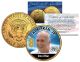 CAL RIPKEN JR. Baseball Legends JFK Kennedy Half Dollar 24K Gold Plated US Coin