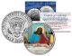 JESUS CHRIST - African American - LAST SUPPER - Black - JFK Kennedy Half Dollar U.S. Colorized Coin