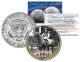 SEABISCUIT - An American Legend - Thoroughbred Racehorse Colorized JFK Half Dollar U.S. Coin