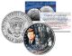 PRESIDENT KENNEDY ASSASSINATION - Funeral Jackie Onassis - JFK Kennedy Half Dollar U.S. Colorized Coin