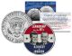 JOHN F KENNEDY & LYNDON B JOHNSON - Presidential Campaign - JFK Half Dollar US Coin