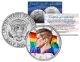 RAINBOW FLAG Colorized 2015 JFK Half Dollar U.S. Coin GAY PRIDE Lesbian LGBT Love