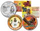 LEBRON JAMES - St Vincent St Mary High School & Youngest Rookie of the Year - Ohio Quarters 2-Coin U.S. Set - Officially Licensed