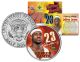 LEBRON JAMES Colorized JFK Kennedy Half Dollar U.S. Coin PRE-ROOKIE - Officially Licensed