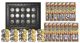GOLDEN BASEBALL LEGENDS 24K Gold Plated State U.S. Quarters 15-Coin Complete Set WALGREENS - Officially Licensed