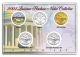2004 LOUISIANA PURCHASE NICKEL Westward Journey 5-Coin US Set - P&D - Hologram - Colorized - 24K Gold Plated