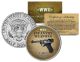 LUGER PO8 - WWII Infantry Weapons - JFK Kennedy Half Dollar U.S. Coin