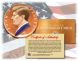 Colorized JOHN F. KENNEDY - Commemorative Medal - U.S. Inaugural Bronze Coin JFK