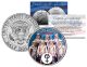 MERCURY SEVEN ASTRONAUTS Colorized JFK Half Dollar U.S. Coin Space NASA Original 7
