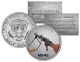 MG-42 Gun Firearm JFK Kennedy Half Dollar US Colorized Coin
