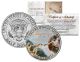 MICHELANGELO - The Creation of Adam - SISTINE CHAPEL - Colorized JFK Half Dollar U.S. Coin