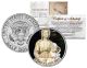 MICHELANGELO - MADONNA AND CHILD - Jesus Christ Statue Sculpture Colorized JFK Kennedy Half Dollar U.S. Coin