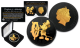 2017 New Zealand Mint Niue 1 oz Pure Silver BU Mickey Mouse Disney Steamboat Willie Coin BLACK RUTHENIUM with 24KT Gold Clad Highlights 2-Sided