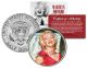 Marilyn Monroe " Red Dress " JFK Kennedy Half Dollar US Colorized Coin - Officially Licensed
