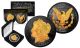Black RUTHENIUM 2-Sided 1921 Original AU MORGAN SILVER DOLLAR with 24KT Gold Clad Highlights Obverse & Reverse  * 2-Sided Blackout Edition *