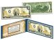 United States NAVY $2 Bill U.S. Genuine Legal Tender - GOLD LEAF Laser Line - MILITARY