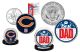 Best Dad - CHICAGO BEARS 2-Coin Set U.S. Quarter & JFK Half Dollar - NFL Officially Licensed