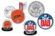 Best Dad - CINCINNATI BENGALS 2-Coin Set U.S. Quarter & JFK Half Dollar - NFL Officially Licensed
