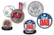 Best Dad - TAMPA BAY BUCCANEERS 2-Coin Set U.S. Quarter & JFK Half Dollar - NFL Officially Licensed