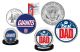 Best Dad - NEW YORK GIANTS 2-Coin Set U.S. Quarter & JFK Half Dollar - NFL Officially Licensed