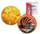CINCINNATI BENGALS NFL 24K Gold Plated IKE Dollar US Colorized Coin - Officially Licensed