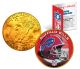BUFFALO BILLS NFL 24K Gold Plated IKE Dollar US Colorized Coin - Officially Licensed