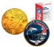 DENVER BRONCOS NFL 24K Gold Plated IKE Dollar US Colorized Coin - Officially Licensed