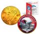 ARIZONA CARDINALS NFL 24K Gold Plated IKE Dollar US Colorized Coin - Officially Licensed