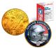 DALLAS COWBOYS NFL 24K Gold Plated IKE Dollar US Colorized Coin - Officially Licensed