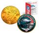 PHILADELPHIA EAGLES NFL 24K Gold Plated IKE Dollar US Colorized Coin - Officially Licensed