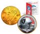 OAKLAND RAIDERS NFL 24K Gold Plated IKE Dollar US Colorized Coin - Officially Licensed