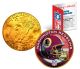 WASHINGTON REDSKINS NFL 24K Gold Plated IKE Dollar US Colorized Coin - Officially Licensed