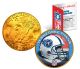 TENNESSEE TITANS NFL 24K Gold Plated IKE Dollar US Colorized Coin - Officially Licensed