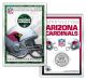 ARIZONA CARDINALS Field NFL Colorized JFK Kennedy Half Dollar U.S. Coin w/4x6 Display