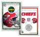 KANSAS CITY CHIEFS Field NFL Colorized JFK Kennedy Half Dollar U.S. Coin w/4x6 Display