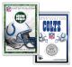 INDIANAPOLIS COLTS Field NFL Colorized JFK Kennedy Half Dollar U.S. Coin w/4x6 Display