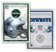 DALLAS COWBOYS Field NFL Colorized JFK Kennedy Half Dollar U.S. Coin w/4x6 Display