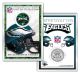 PHILADELPHIA EAGLES Field NFL Colorized JFK Kennedy Half Dollar U.S. Coin w/4x6 Display