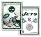 NEW YORK JETS Field NFL Colorized JFK Kennedy Half Dollar U.S. Coin w/4x6 Display