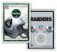 OAKLAND RAIDERS Field NFL Colorized JFK Kennedy Half Dollar U.S. Coin w/4x6 Display