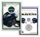 BALTIMORE RAVENS Field NFL Colorized JFK Kennedy Half Dollar U.S. Coin w/4x6 Display