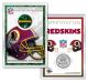 WASHINGTON REDSKINS Field NFL Colorized JFK Kennedy Half Dollar U.S. Coin w/4x6 Display