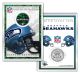SEATTLE SEAHAWKS Field NFL Colorized JFK Kennedy Half Dollar U.S. Coin w/4x6 Display
