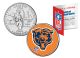 CHICAGO BEARS - Retro Logo - Illinois Quarter US Colorized Coin Football NFL - Officially Licensed